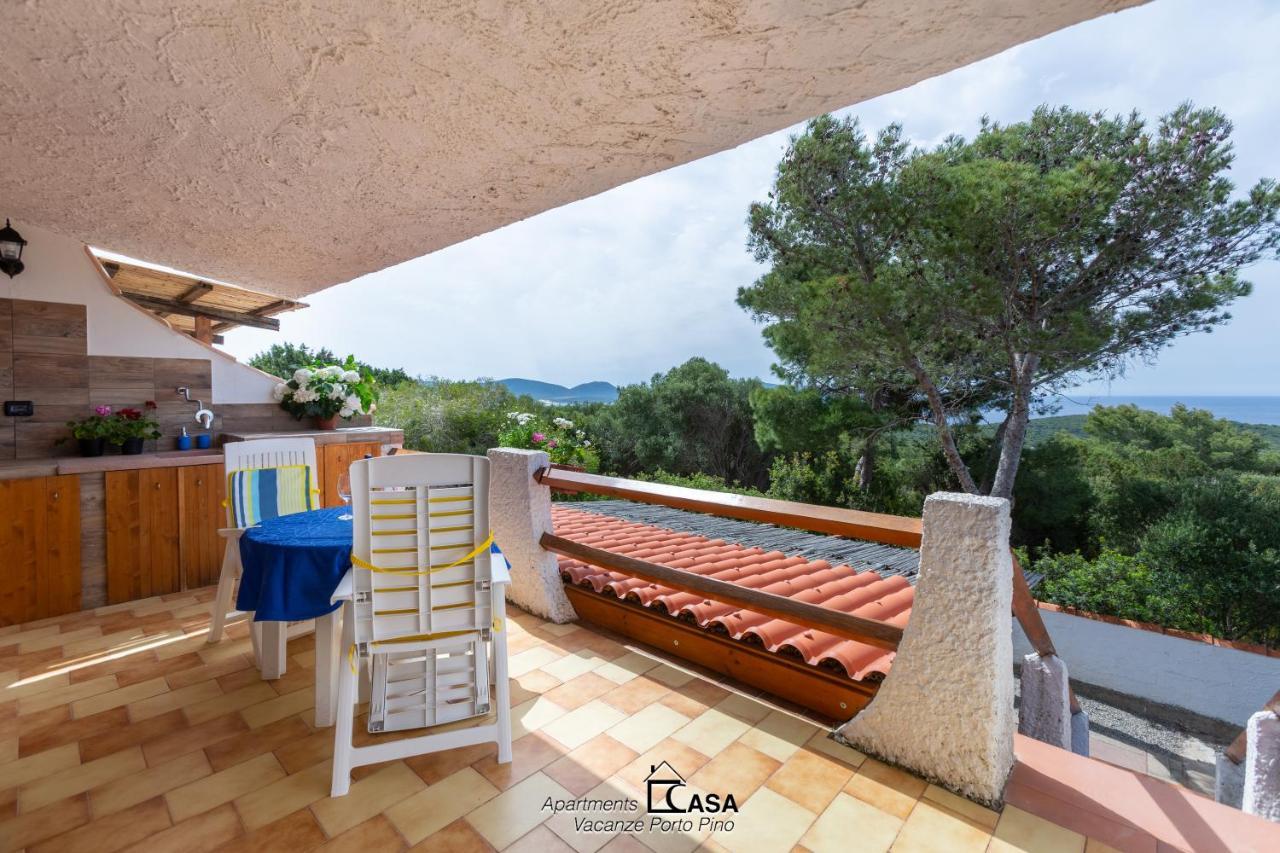 Apartments Casa Vacanze Porto Pino Exteriör bild